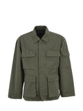 Olive Shirt Collar Jacket 1