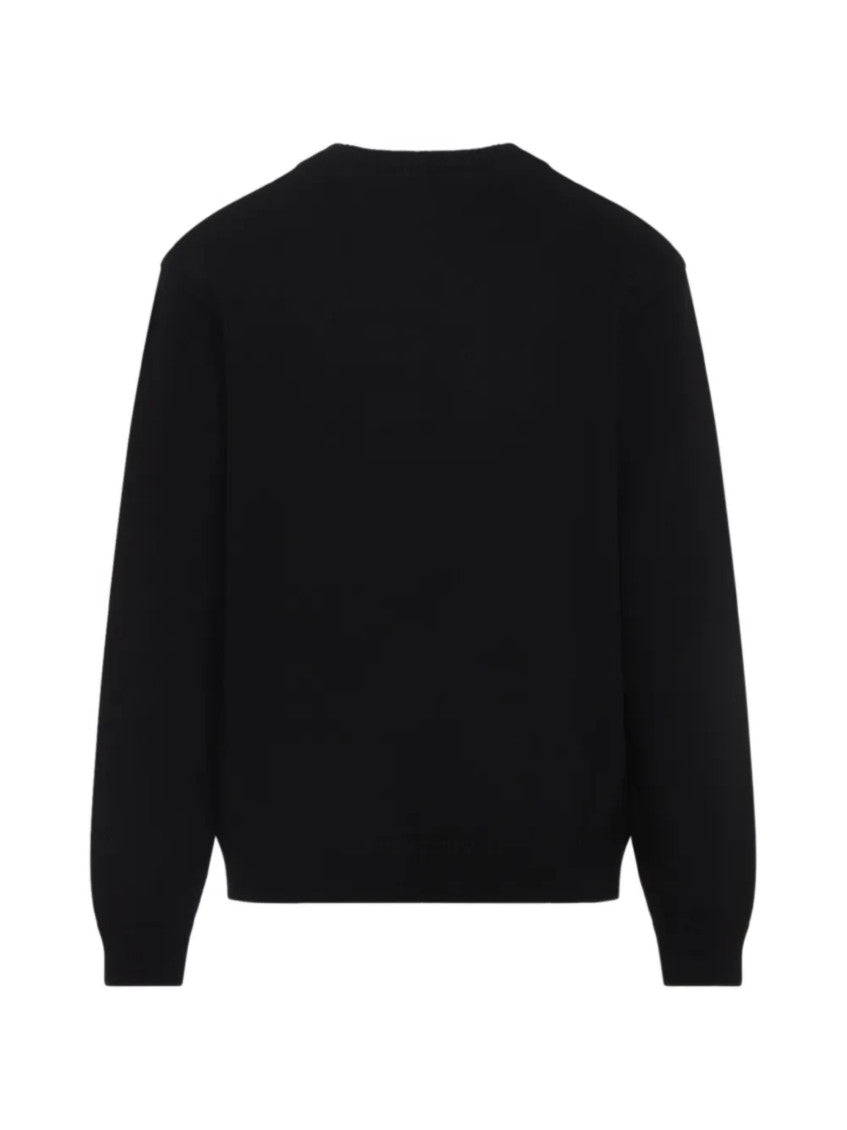 Black Crew Neck Sweater 2