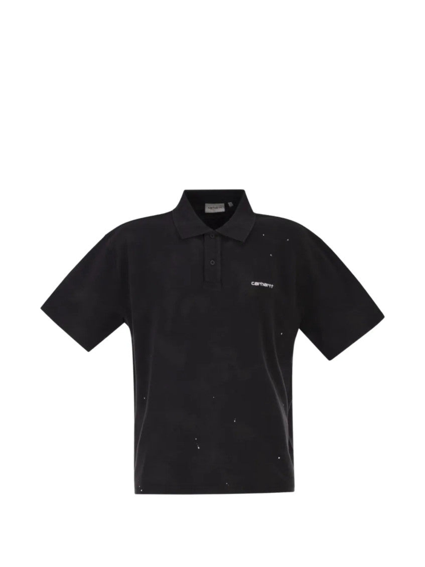Black Shirt Collar Polo 1
