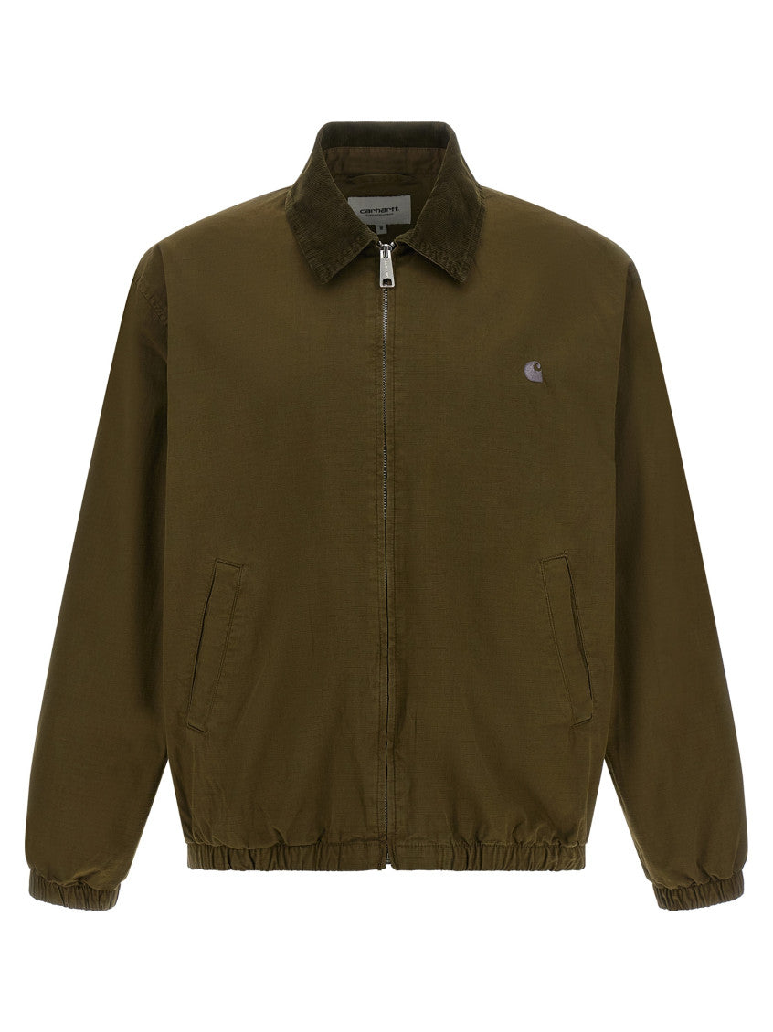 Green Shirt Collar Jacket 1