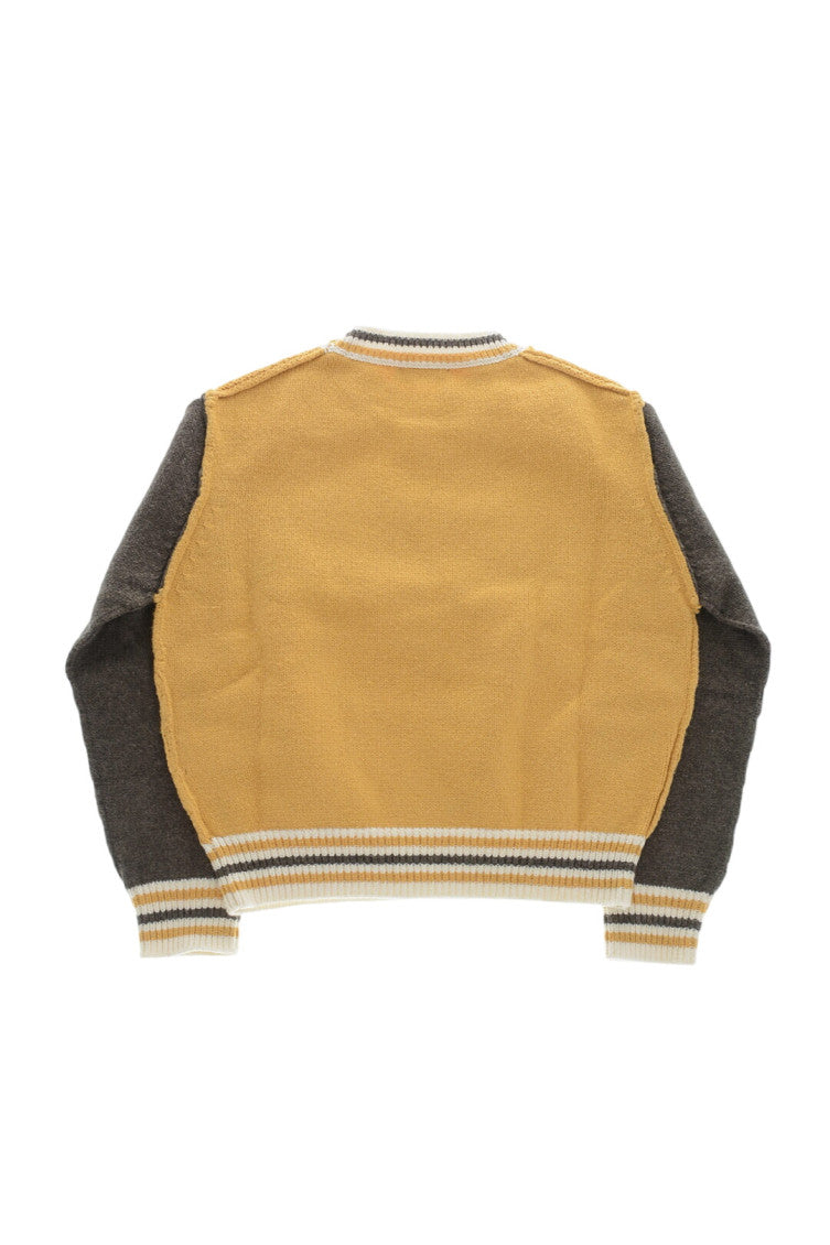 Boys Yellow Logo Sweater 2