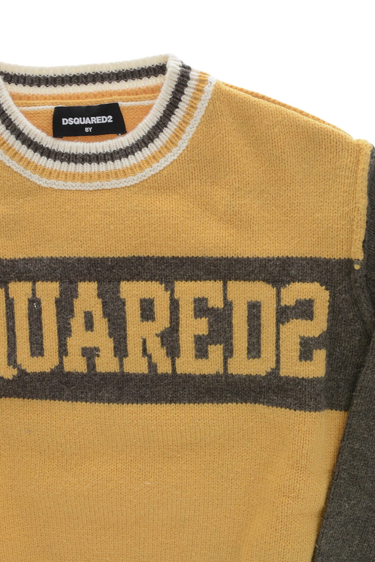 Boys Yellow Logo Sweater 3