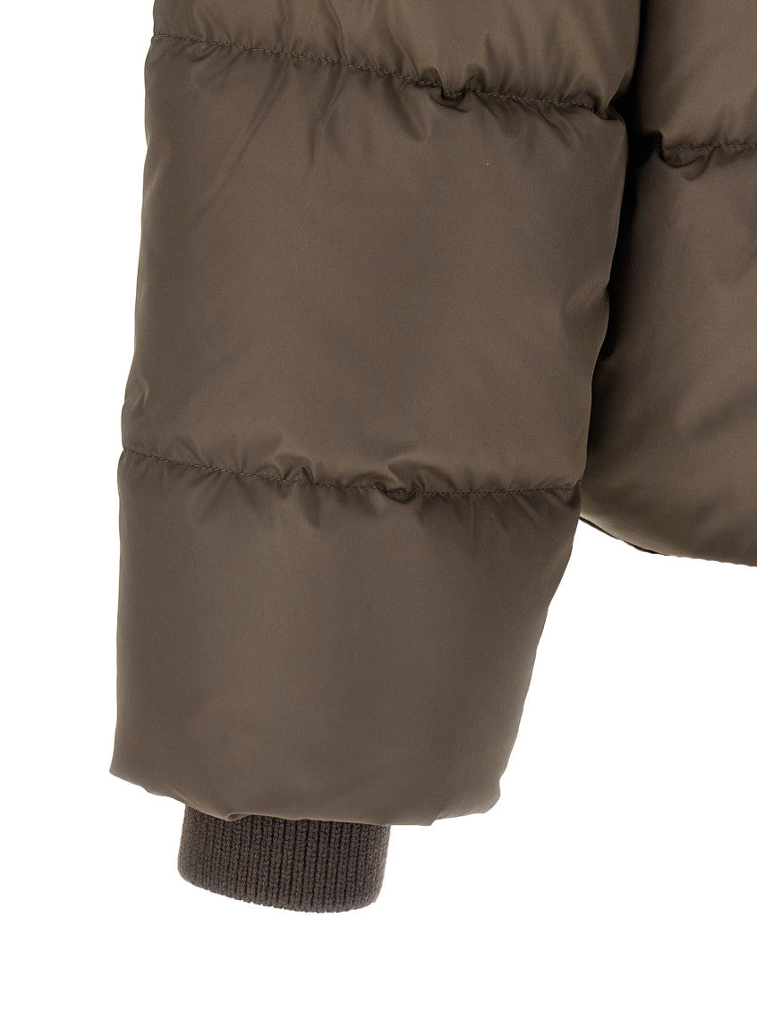 Brown Quilted Jacket 4