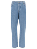 Light Blue Straight Jeans 1