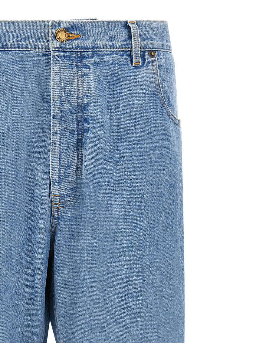 Light Blue Straight Jeans 3