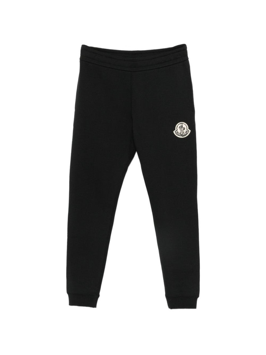 Black Regular Logo Joggers 1