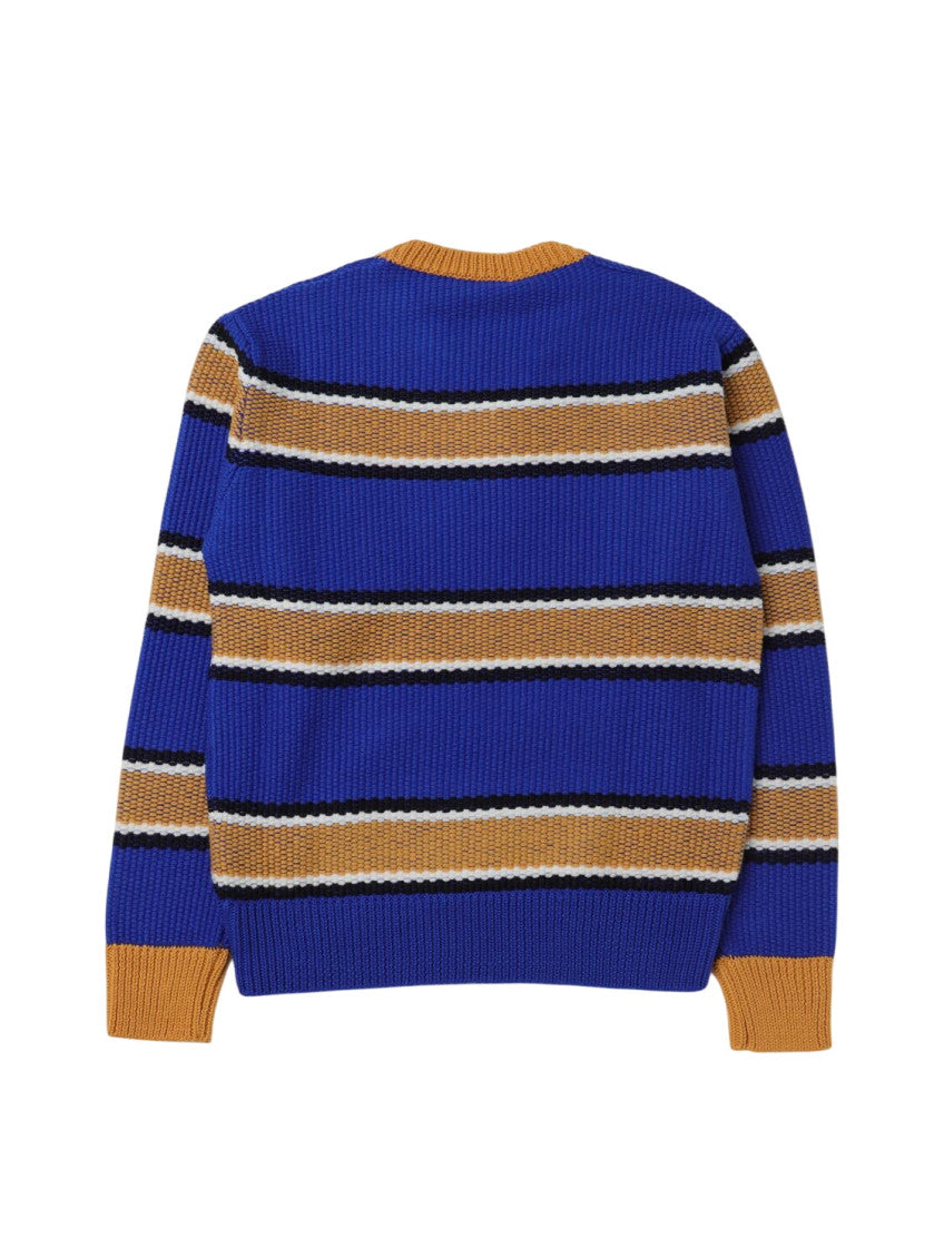 Boys Blue Stripes Sweater 2