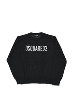 Boys Black Logo Sweatshirt 1