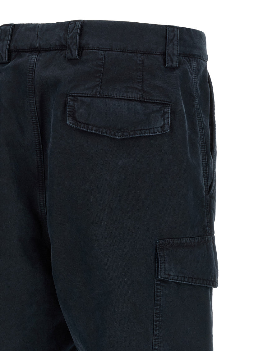 Blue Straight Cargo Pants 4