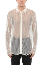 White Relaxed Lace Shirt 1