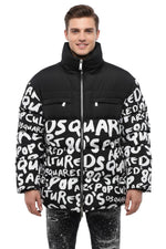 Black Mock Collar Jacket 1