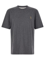 Grey Logo Crew Neck T-Shirt 1
