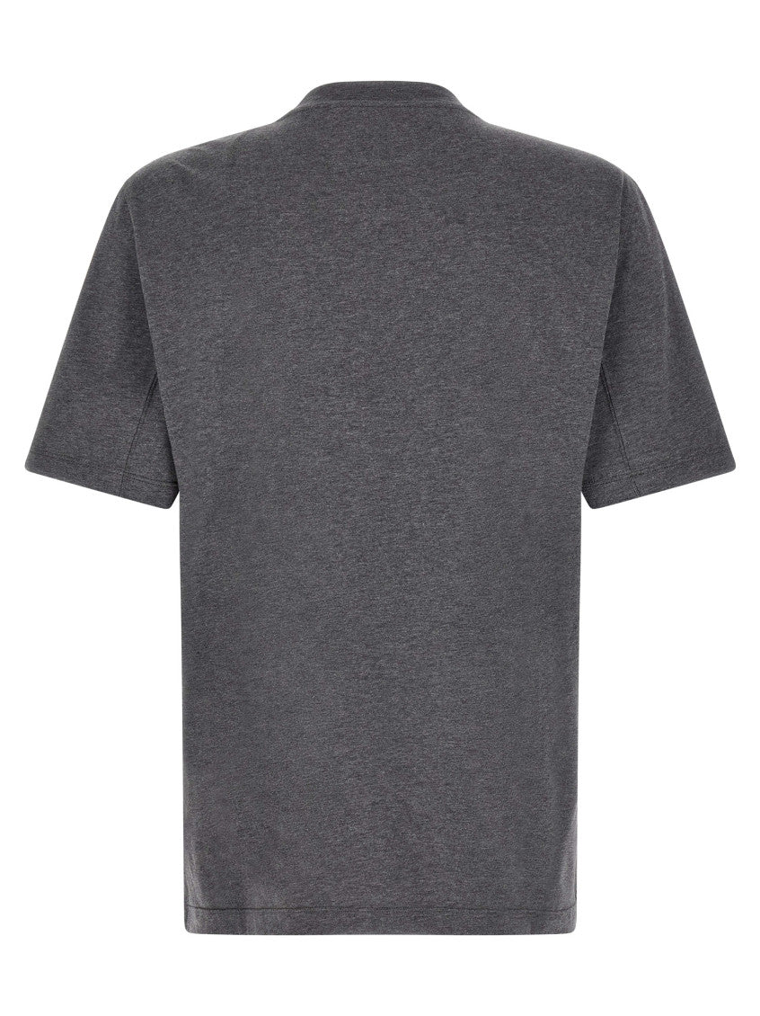 Grey Logo Crew Neck T-Shirt 2