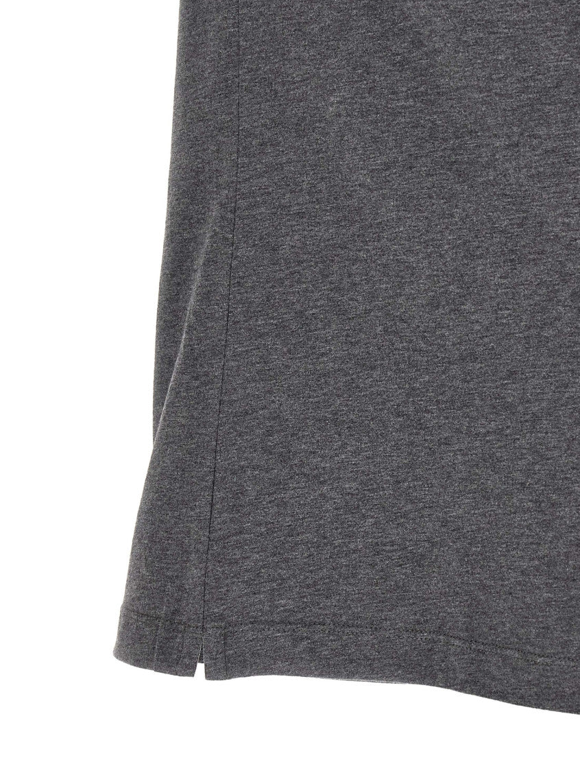 Grey Logo Crew Neck T-Shirt 4