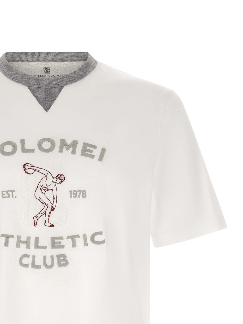 White Graphic Crew Neck T-Shirt 3