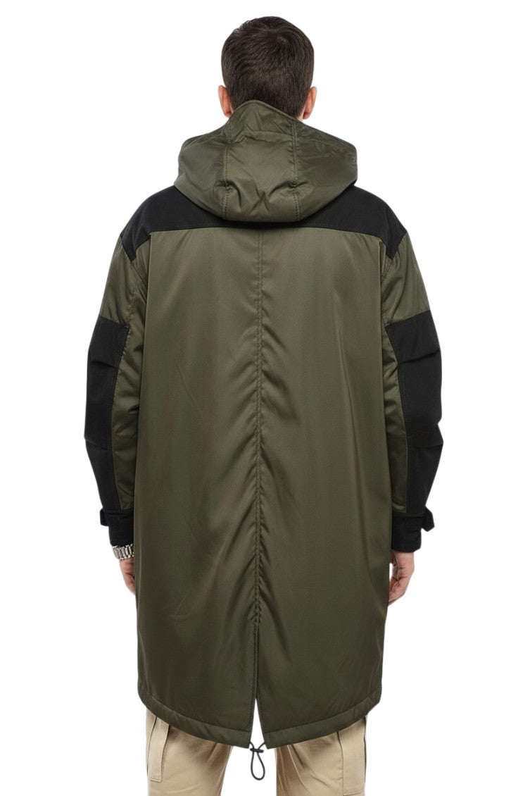 Green Hood Parka Jacket 2