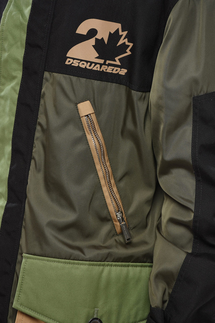 Green Hood Parka Jacket 3