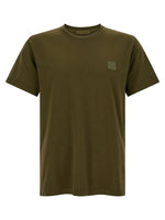 Green Solid Crew Neck T-Shirt 1