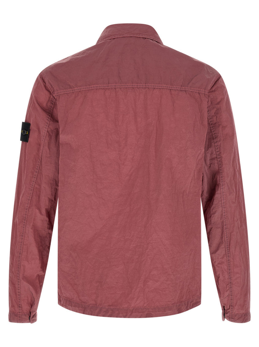 Pink Regular Solid Overshirt 2