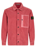 Pink Logo Corduroy Overshirt 1