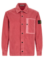 Pink Logo Corduroy Overshirt 1