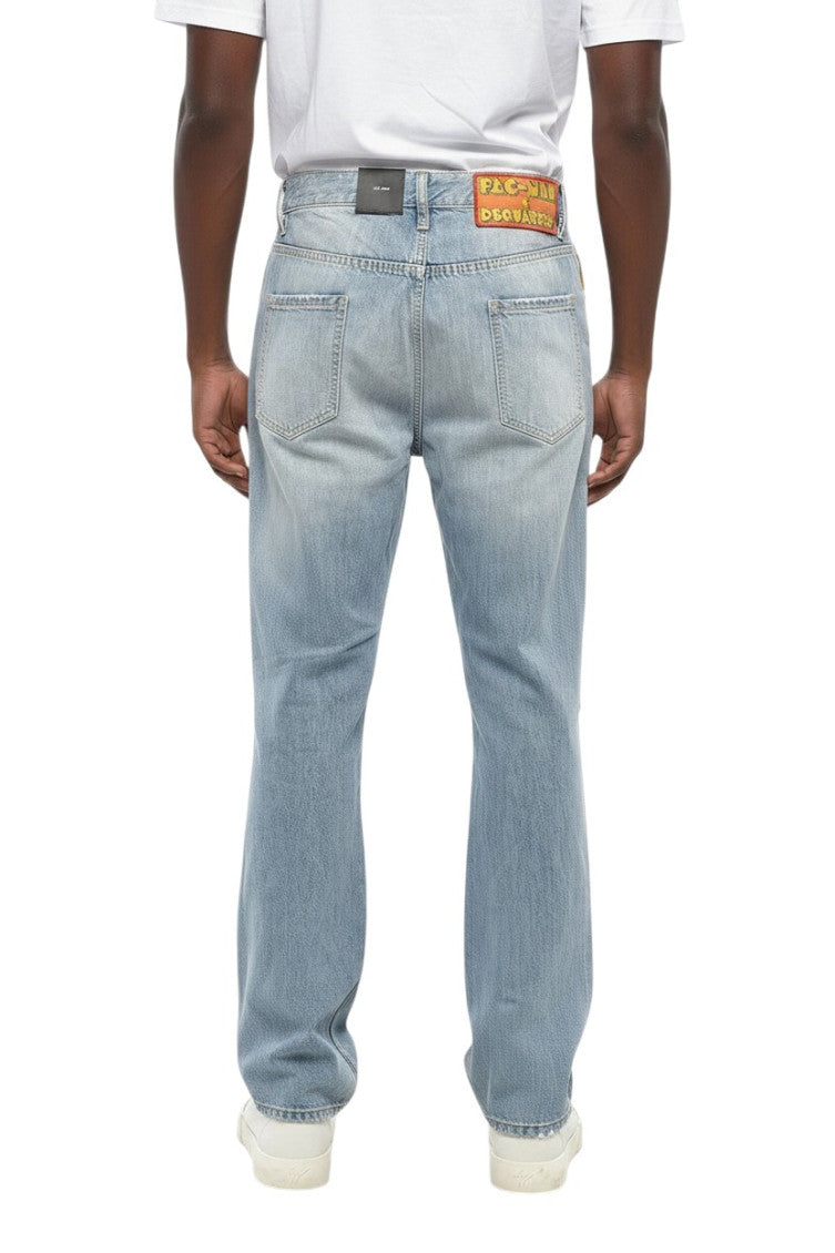 Blue Distressed Jeans 2