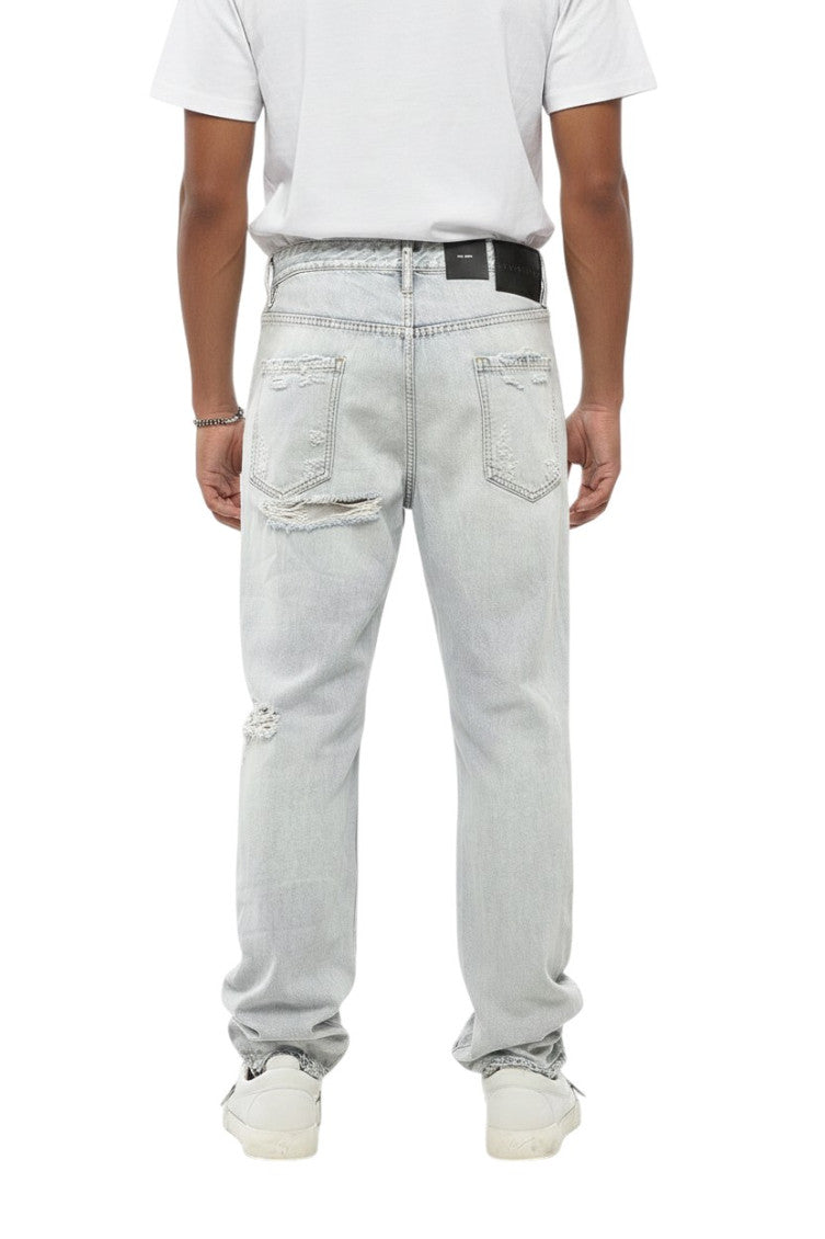 Blue Slim Mid Rise Jeans 2