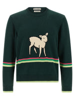 Green Crew Neck Sweater 1