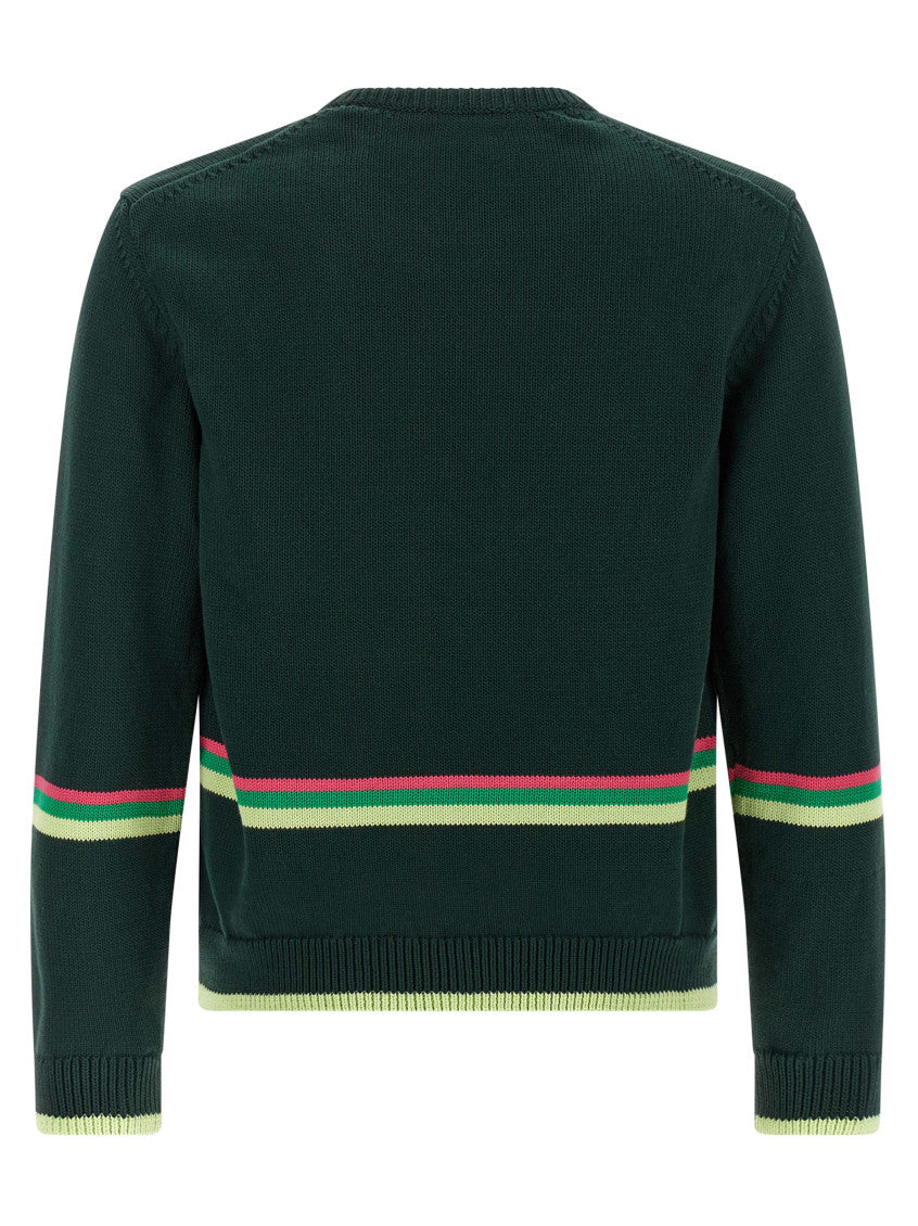Green Crew Neck Sweater 2