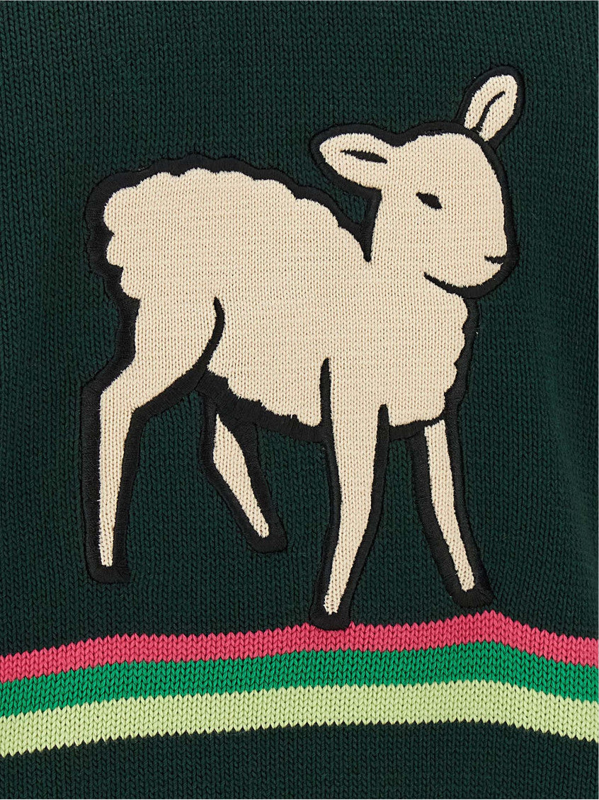 Green Crew Neck Sweater 4