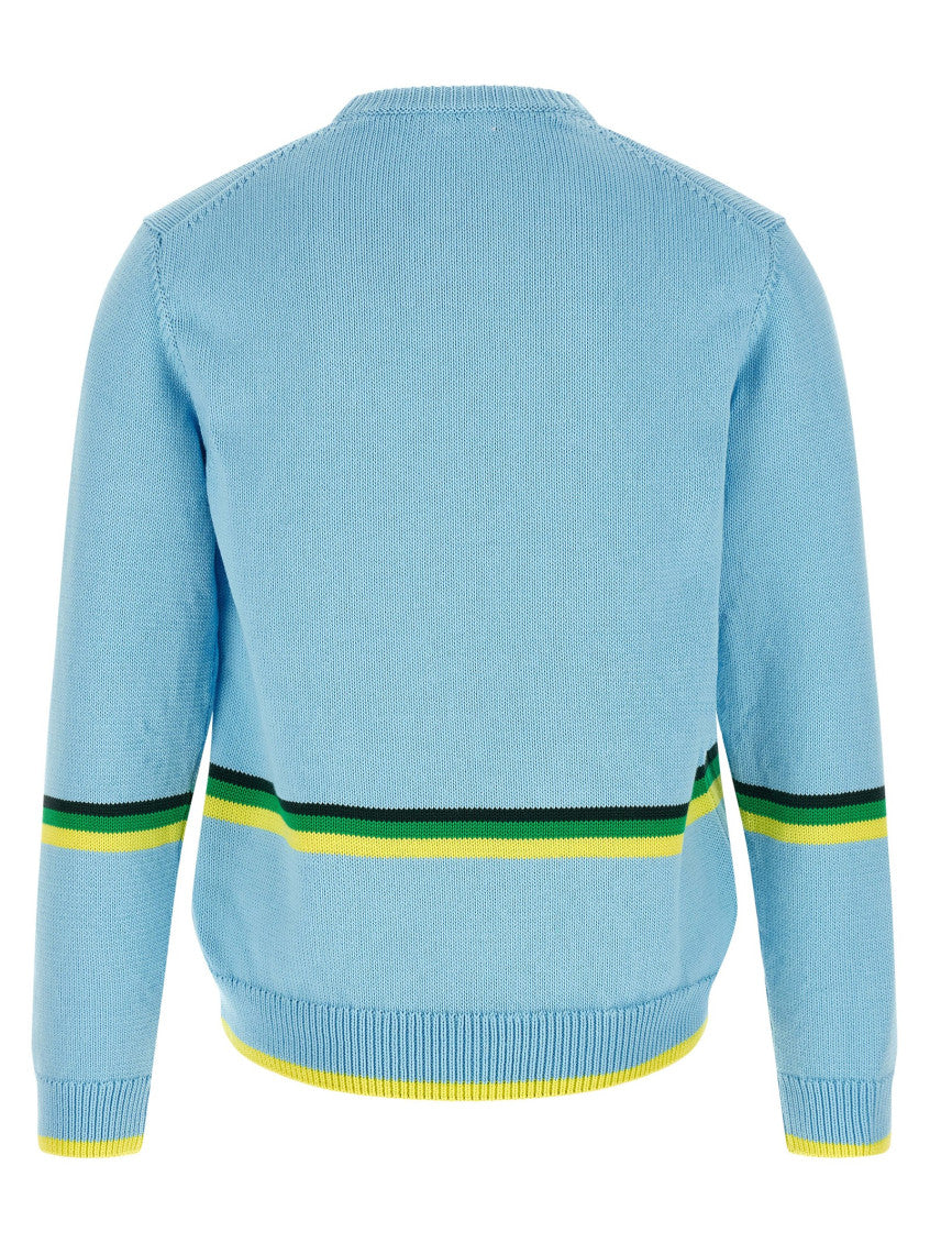 Light Blue Crew Neck Sweater 2