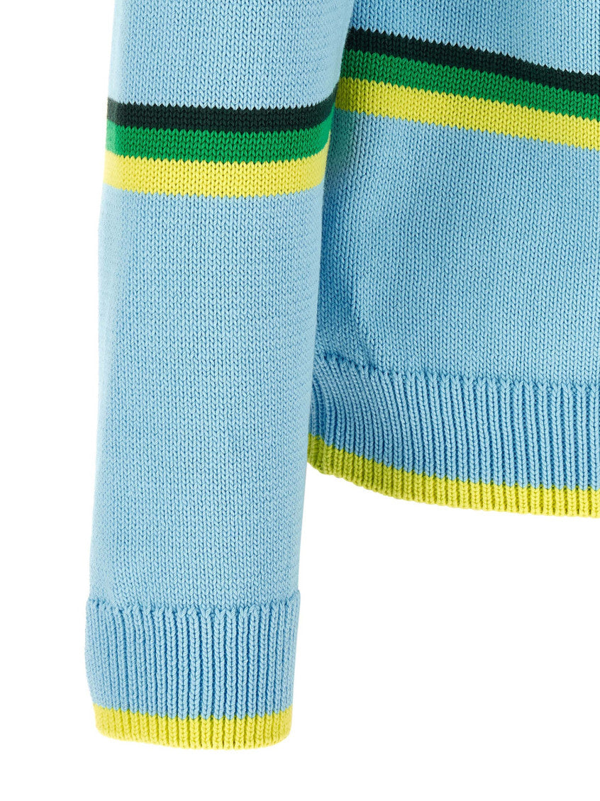 Light Blue Crew Neck Sweater 4