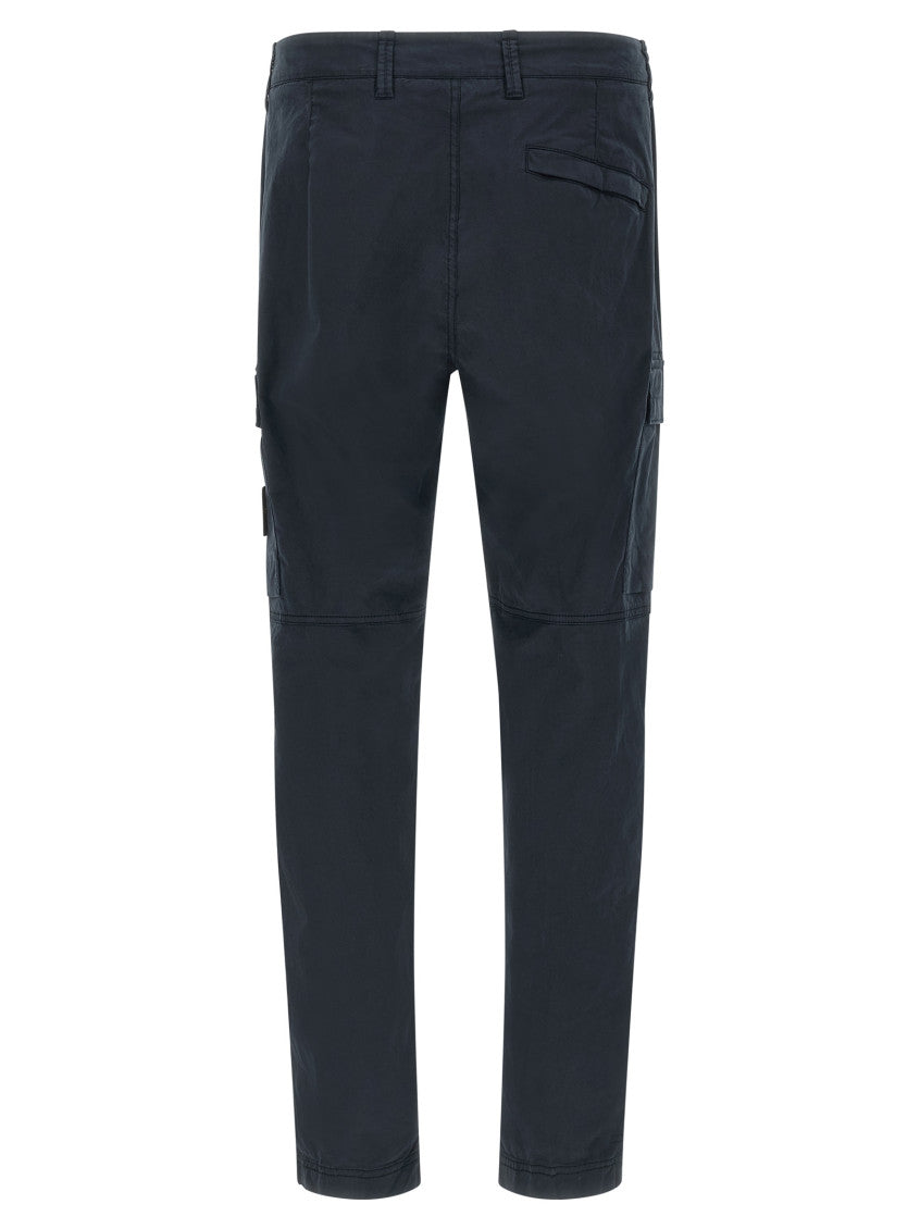 Blue Straight Cargo Pants 2