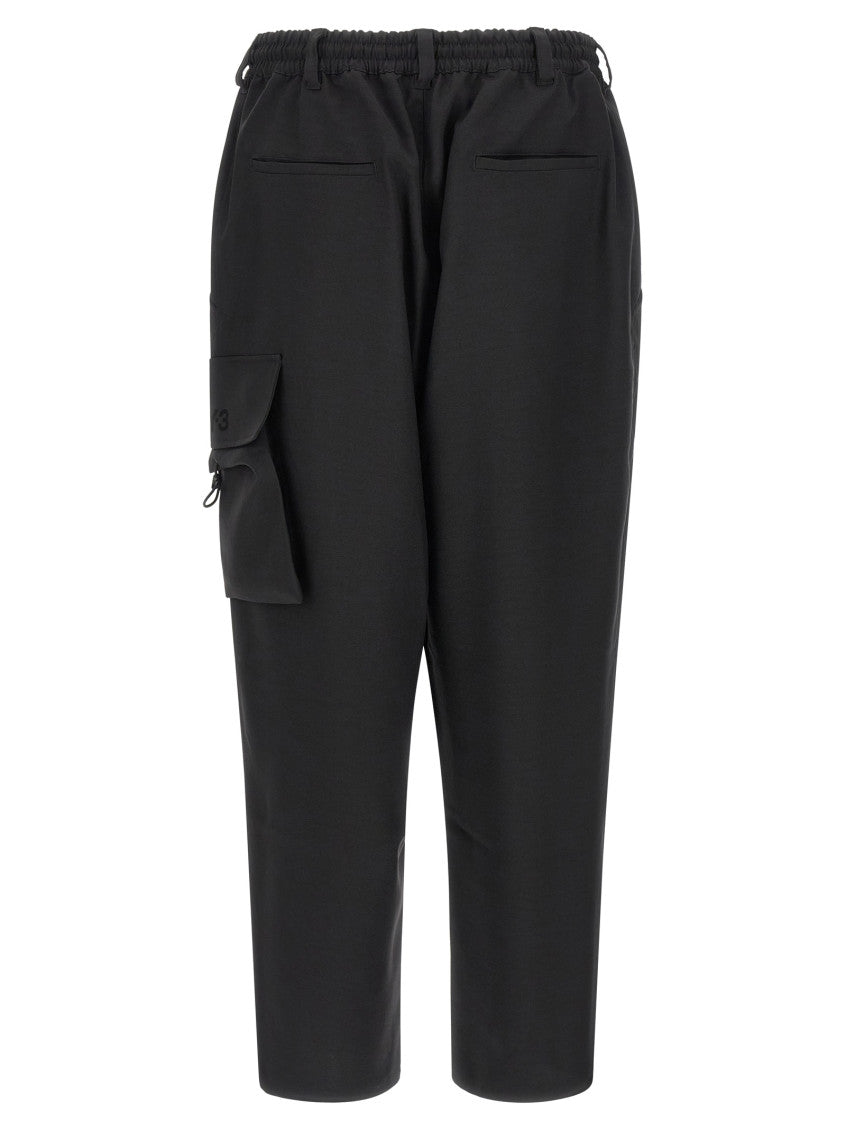 Black Oversized Cargo Pants 2