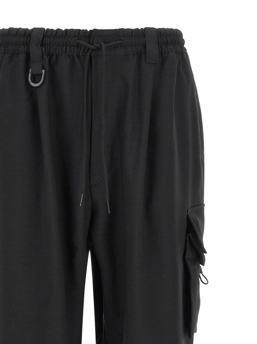 Black Oversized Cargo Pants 3