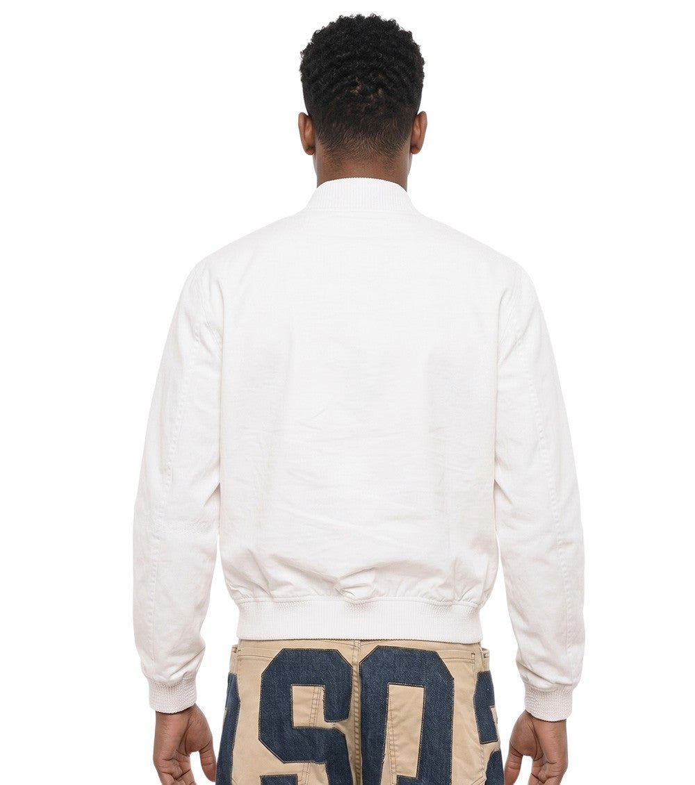 White Regular Bomber Jacket 2