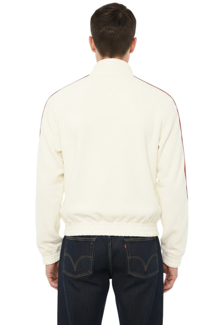 White Mock Collar Jacket 2