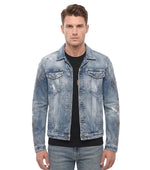 Blue Regular Denim Jacket 1