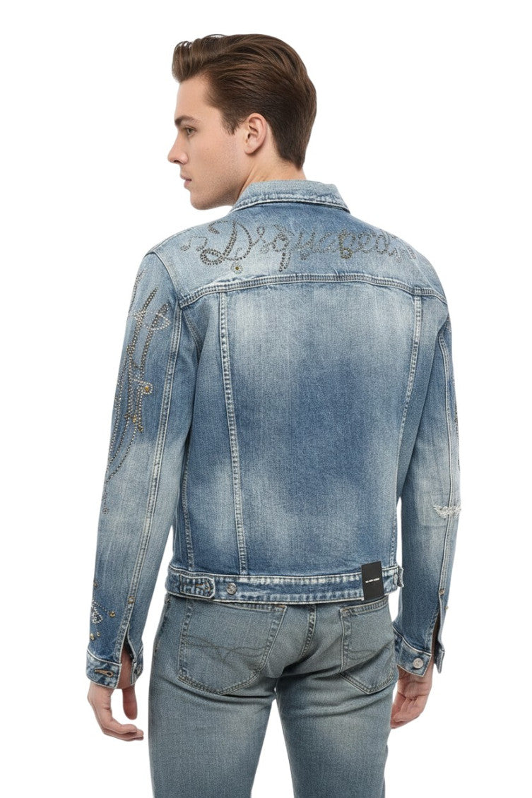 Blue Regular Denim Jacket 2