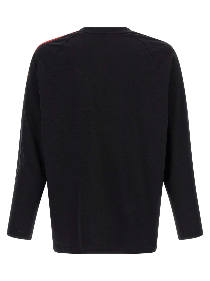 Black Solid Crew Neck T-Shirt 2