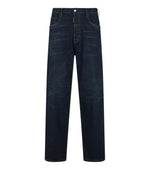 Navy Blue Mid Rise Jeans 1