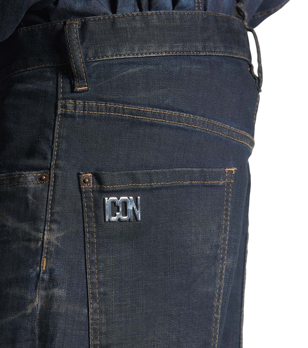 Navy Blue Mid Rise Jeans 5