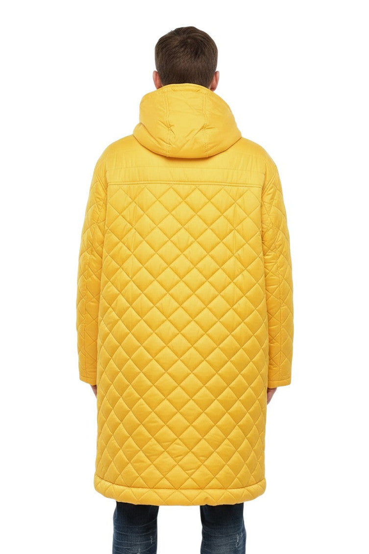 Yellow Hood Parka Jacket 2