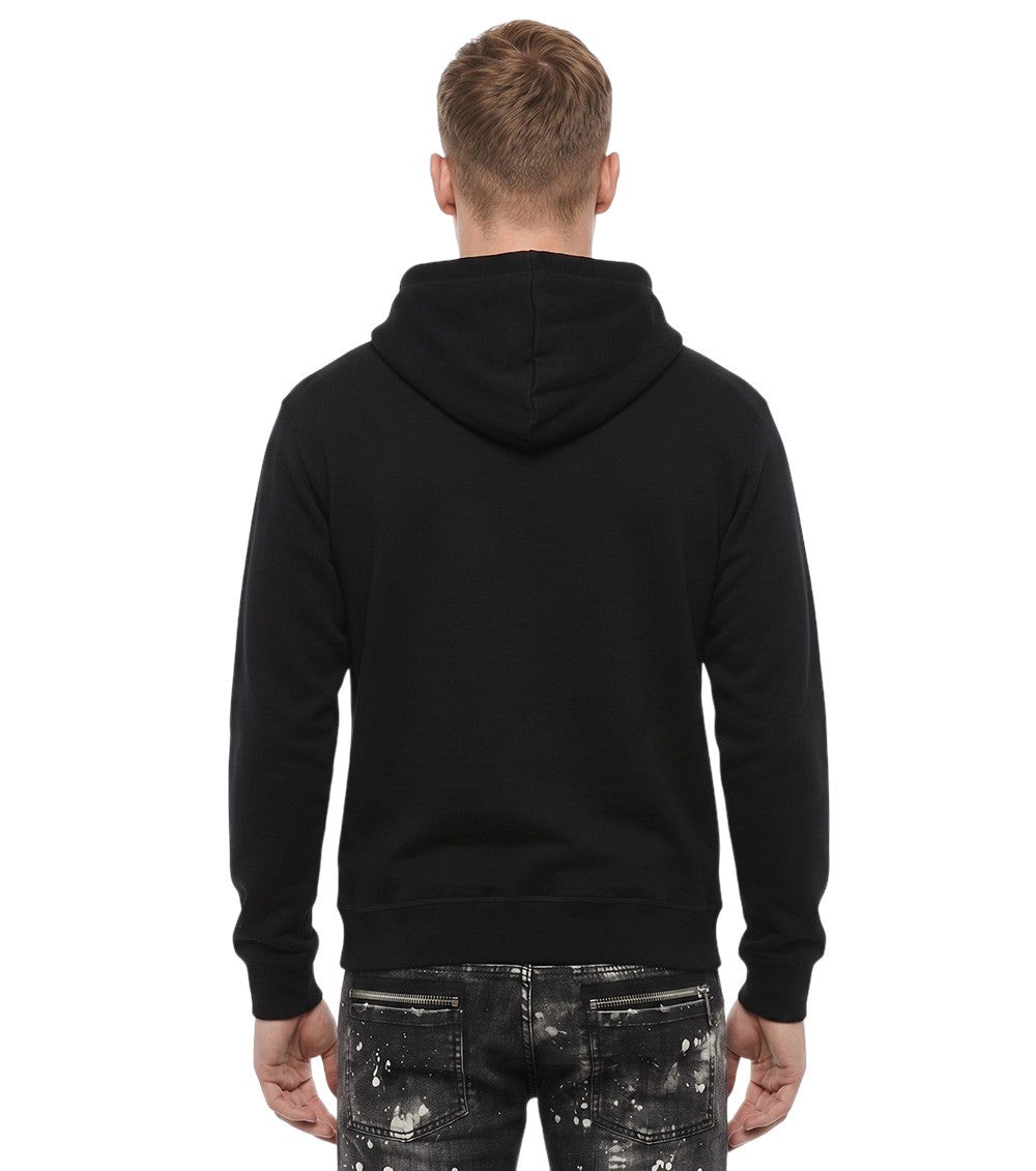 Black Regular Logo Hoodie 2