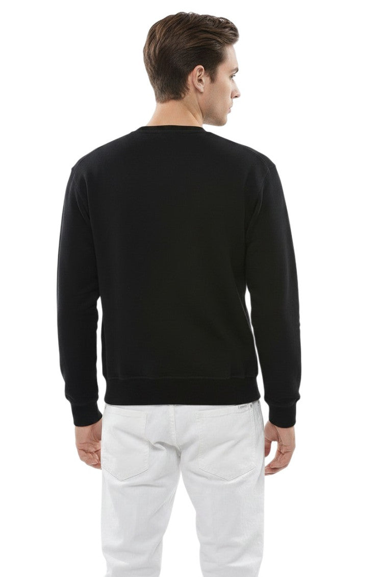 Black Crew Neck Sweatshirt 2