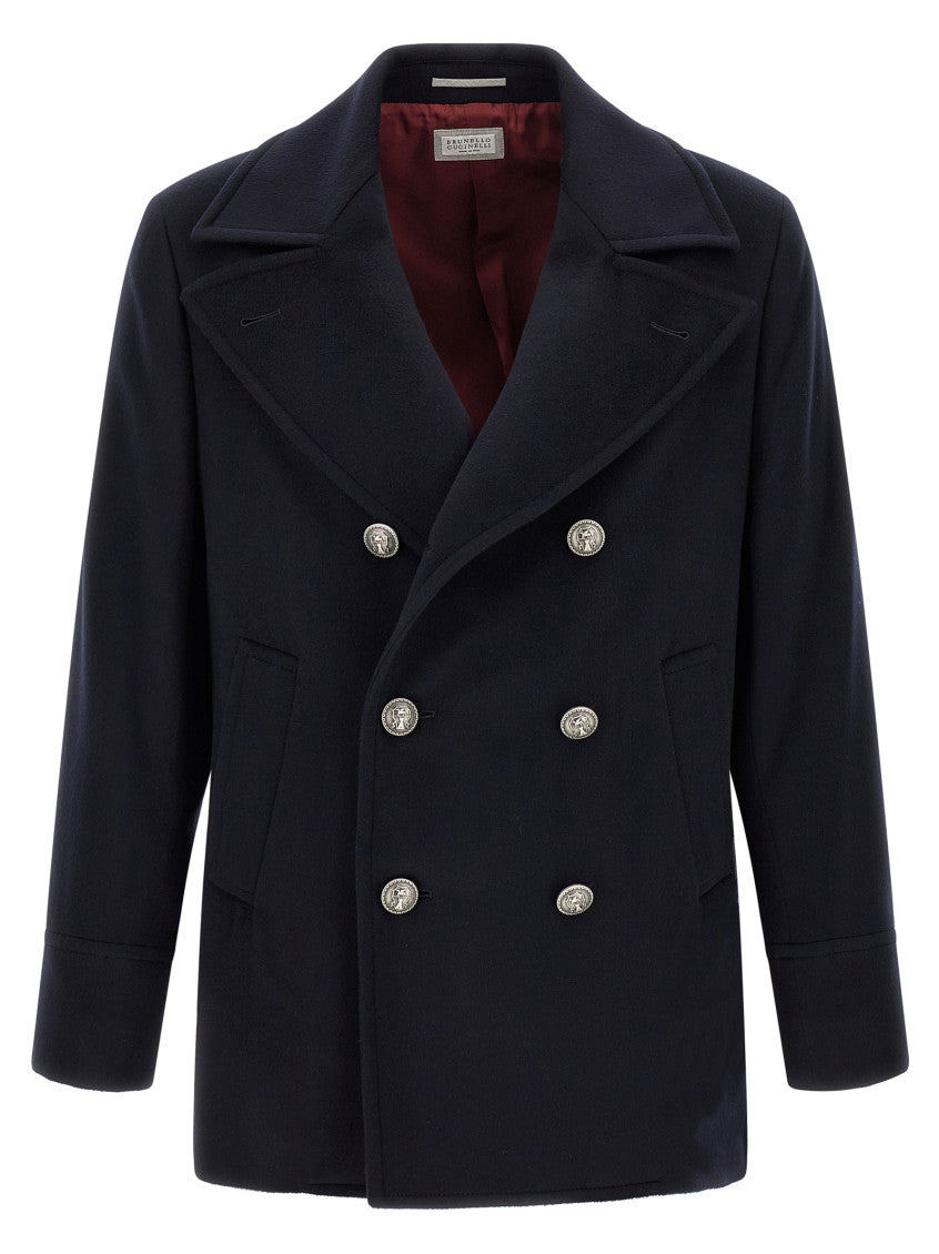 Navy Blue Double Breasted  Blazer 1