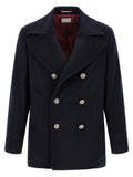 Navy Blue Double Breasted  Blazer 1