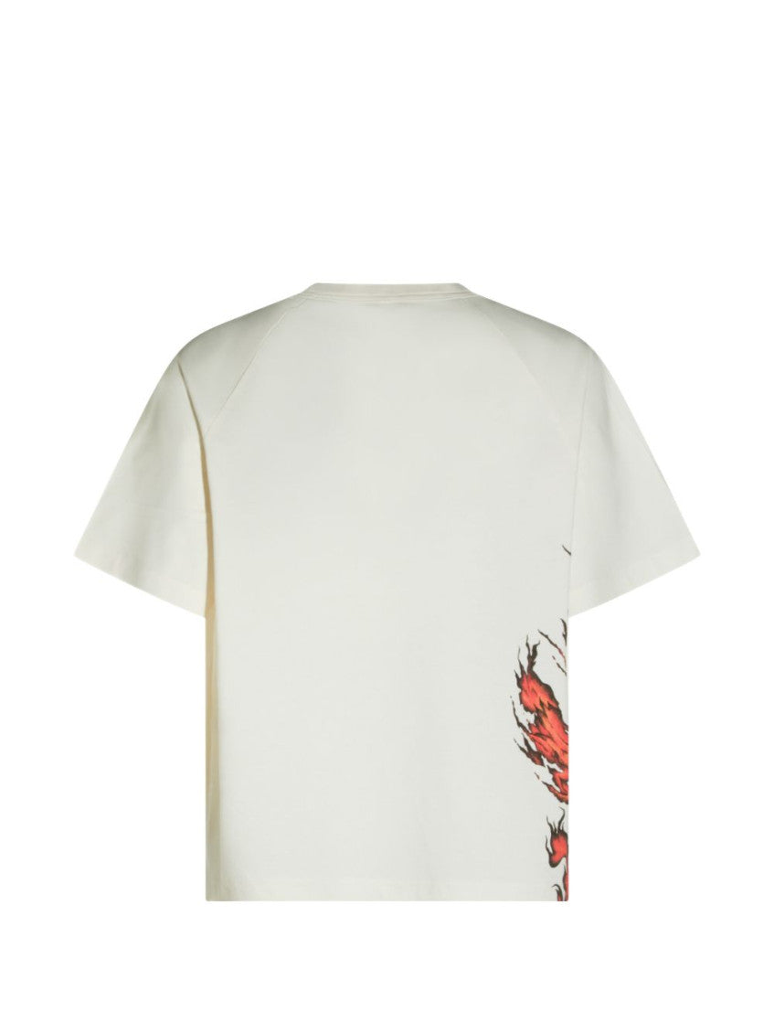 White Graphic Print T-Shirt 2