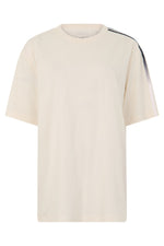 Light Beige Crew Neck T-Shirt 1