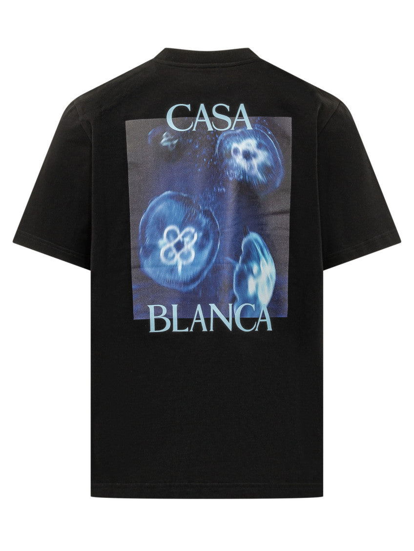 Black  Crew Neck T-Shirt 2